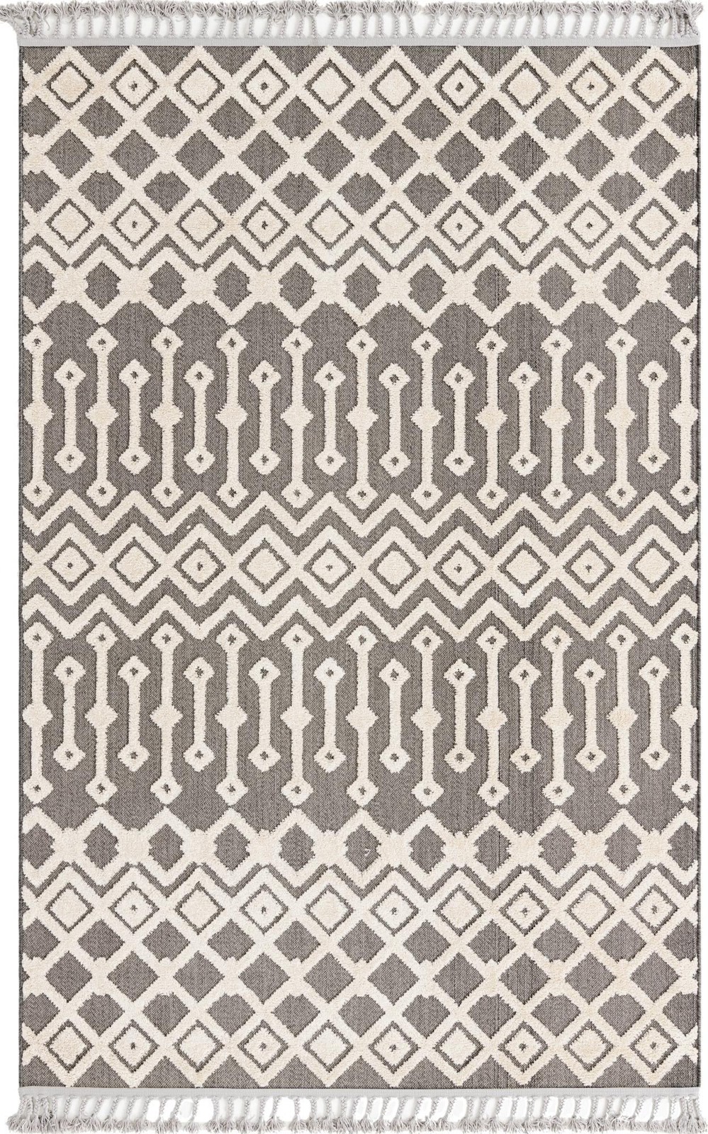 6' x 9' Rothwell · Chevron rug, charcoal