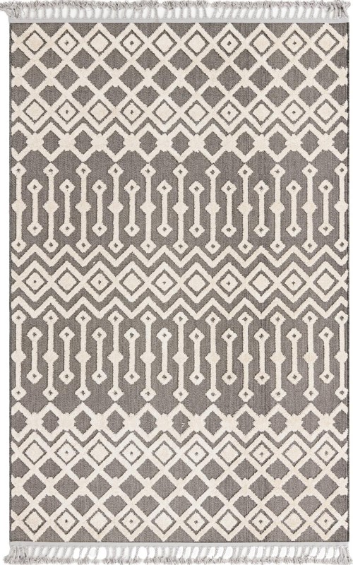 6' x 9' Rothwell · Chevron rug, charcoal