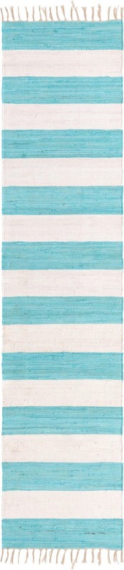 2' 7 x 12' Flagstaff · Striped Chindi Rug