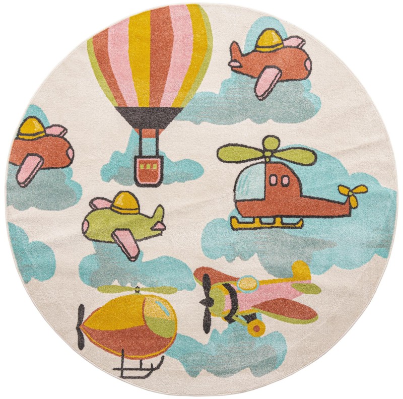 7' 10 x 7' 10 Magnus · Pictoral rug, multi
