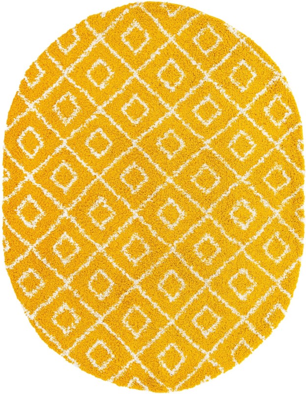 7' 10 x 10' Brock · Diamond Shag Rug, yellow