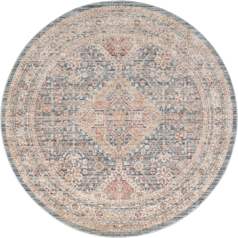 Harbin · Border rug, blue