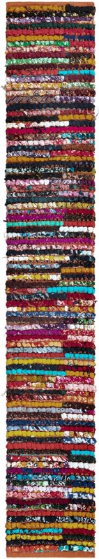 Peoria · Striped Chindi Rug, multi