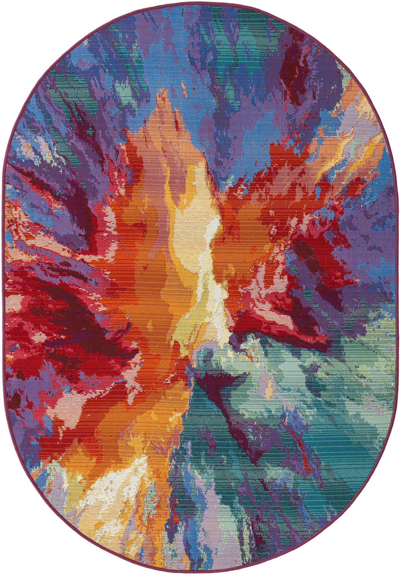 4' x 6' Lomax · Abstract Outdoor Rug
