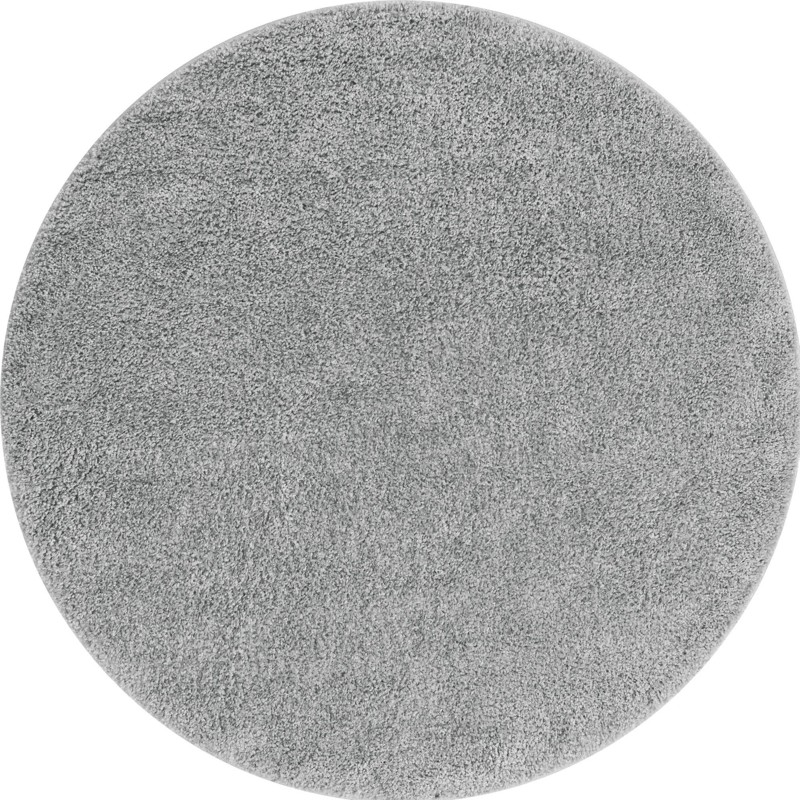 6' x 6' Calvert · Solid Shag Rug, cloud gray