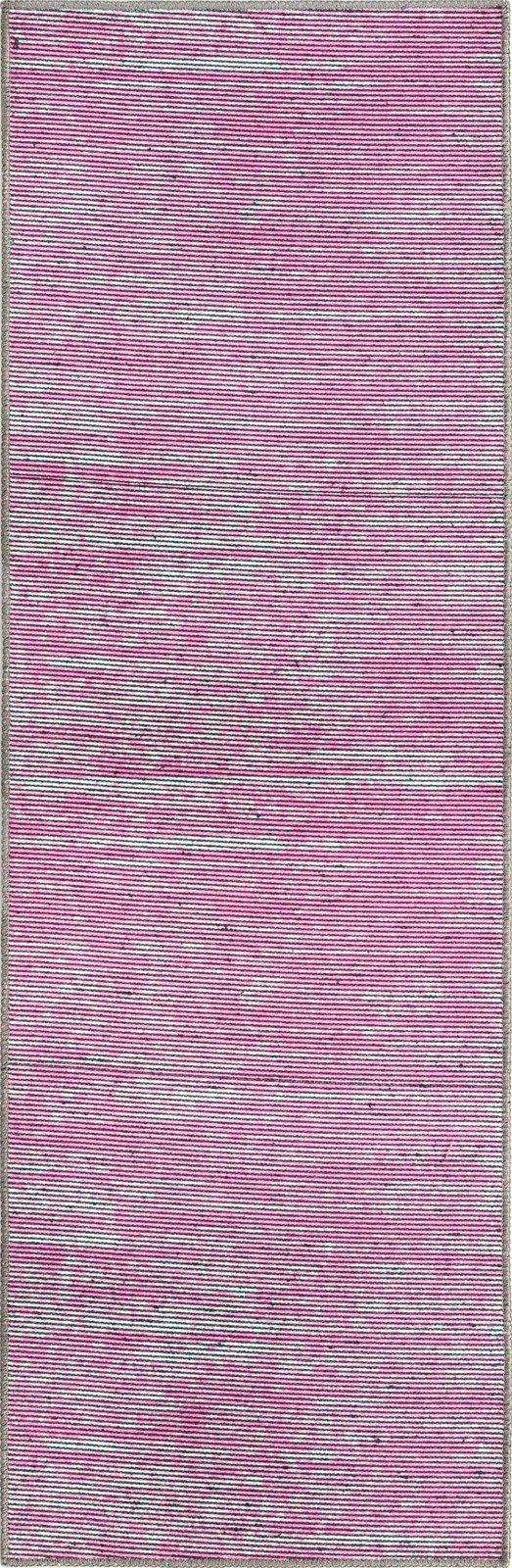 2' x 6' Prewitt · Striped rug, pink