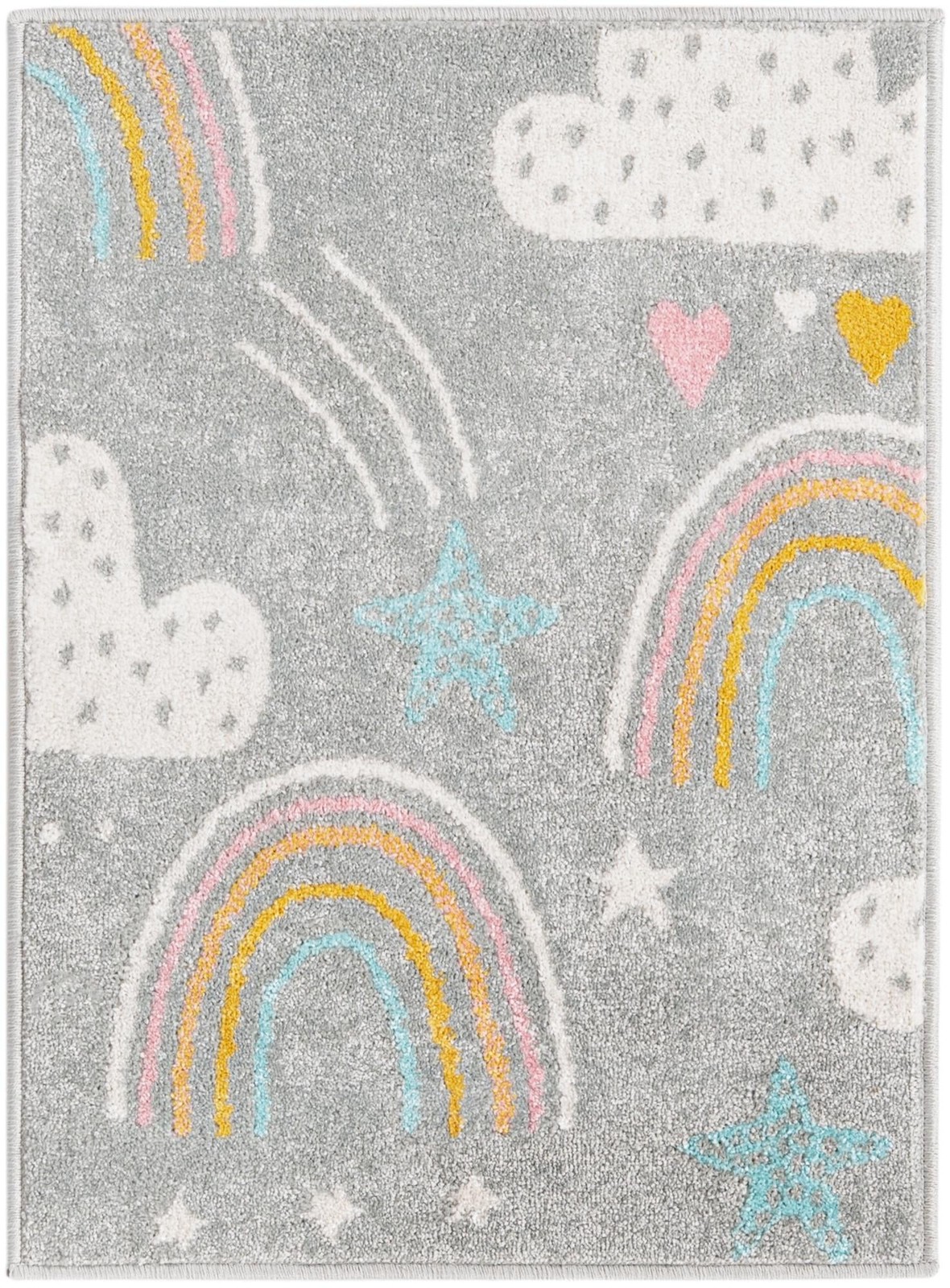 2' 2 x 3' Canton · Pictoral rug, gray