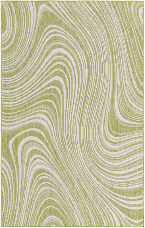 Lander · Abstract Outdoor Rug, green