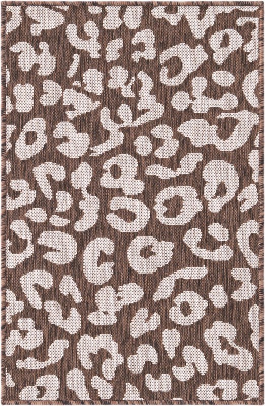 Cardamom · Animal print Outdoor Rug, brown
