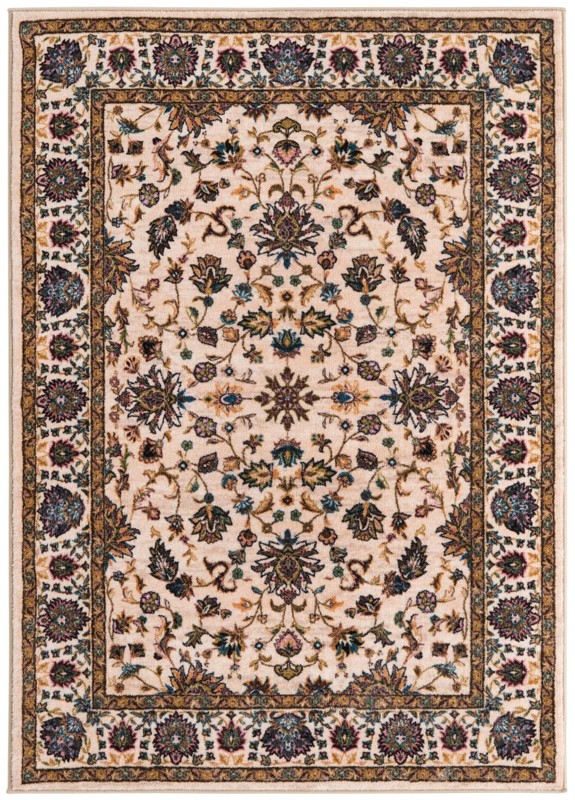 4' 4 x 6' Bluebell · Persian floral rug, ivory and blue