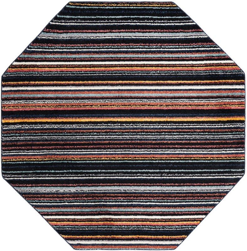 Agnes · Striped rug, multi