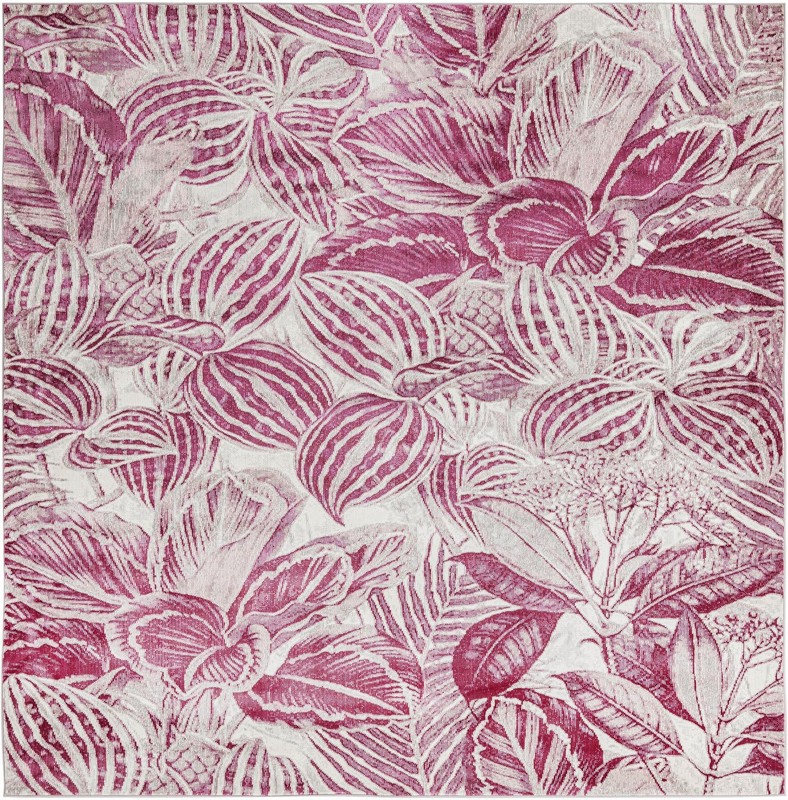 Herrick · Floral / botanical rug, fuschia