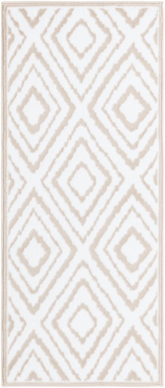 2' x 5' Brattleboro · Diamond rug, snow white