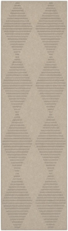 2' x 6' Dade · Diamond rug, ivory