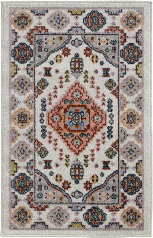 2' x 3' Middlebury · Border Washable Rug, ivory