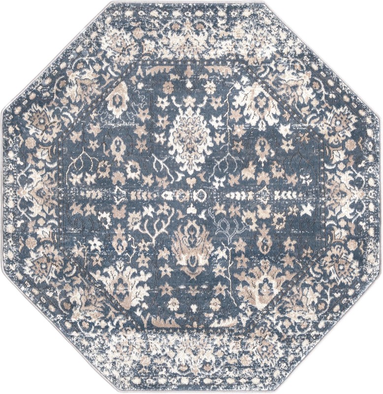 Leacock · Border rug, blue