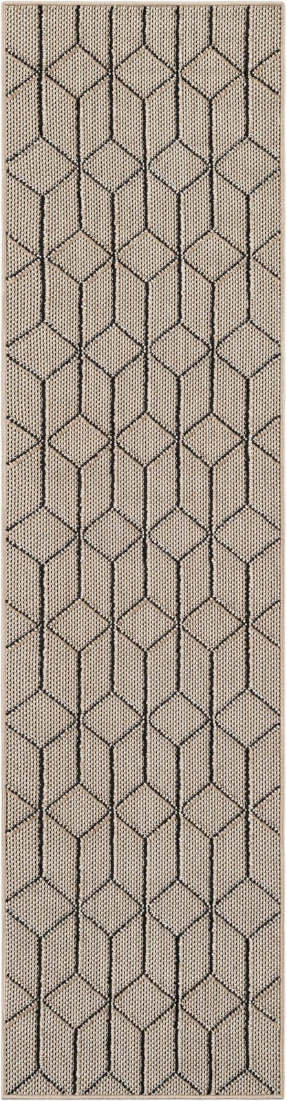 2' x 8' Jasper · Diamond Outdoor Rug, khaki