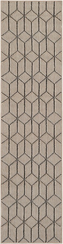 2' x 8' Jasper · Diamond Outdoor Rug, khaki