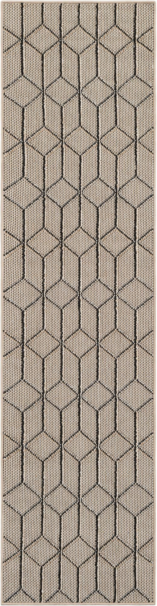2' x 8' Jasper · Diamond Outdoor Rug, khaki