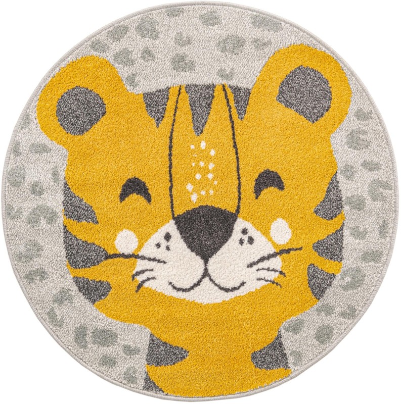Hawthorn · Animal print rug, gray