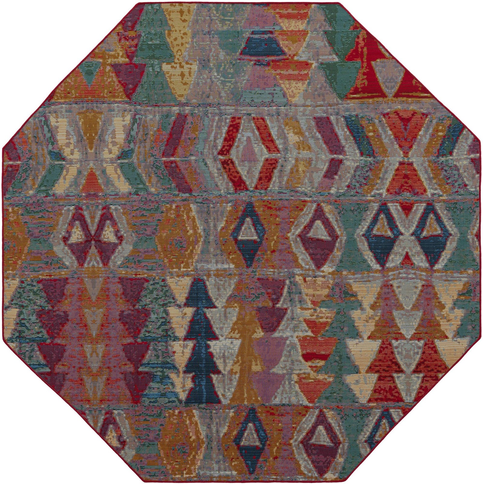 7' x 7' Lomax · Abstract Outdoor Rug