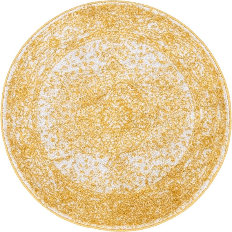 Eudora · Border rug, yellow