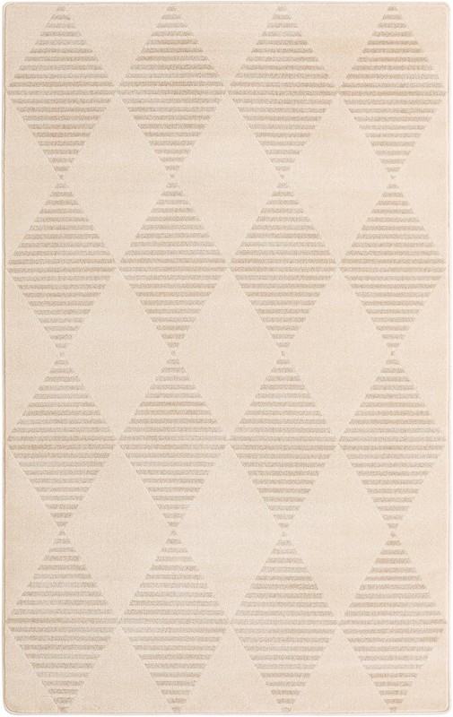 5' x 8' Dade · Diamond rug, ivory