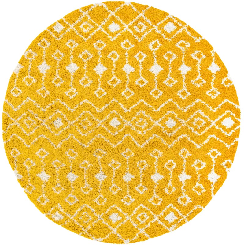 Bayley · Chevron Shag Rug, yellow