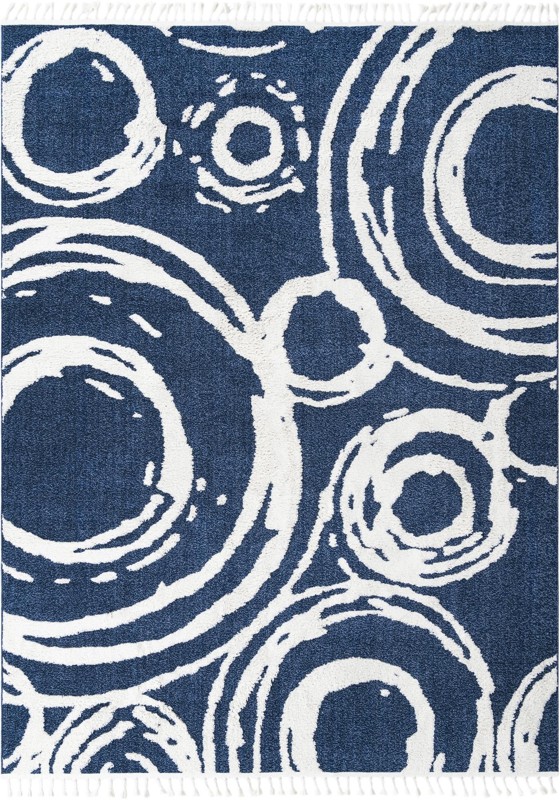 Beech · Abstract rug, blue