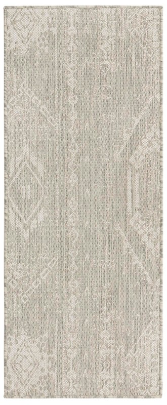 2' x 5' Wildman · Diamond Outdoor Rug, gray