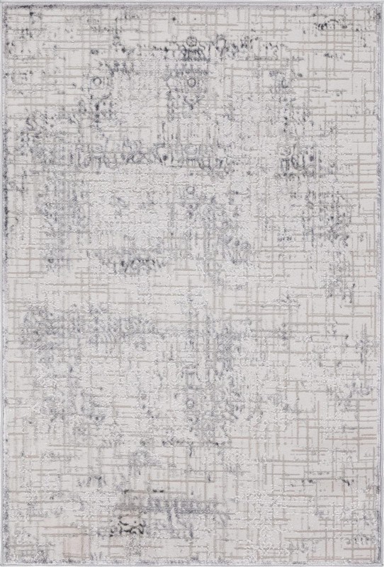 4' x 6' Ardmore · Abstract rug, gray