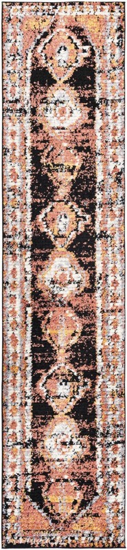 2' 7 x 12' Corbin · Medallion rug, terracotta