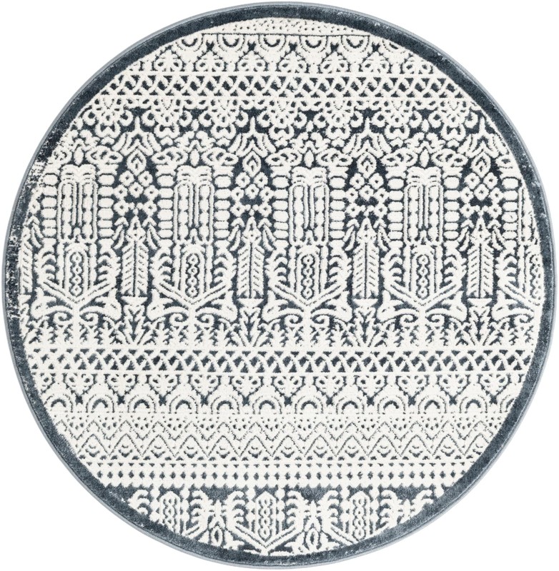 3' 3 x 3' 3 Lakewood · Border rug