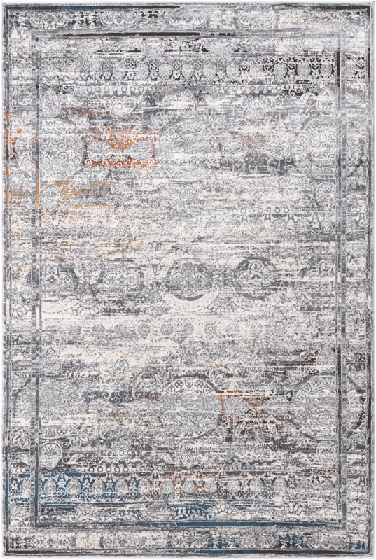 5' 3 x 8' Thrupp · Border rug, multi