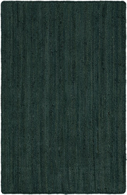Marlin · Braided Braided Jute Rug, dark green