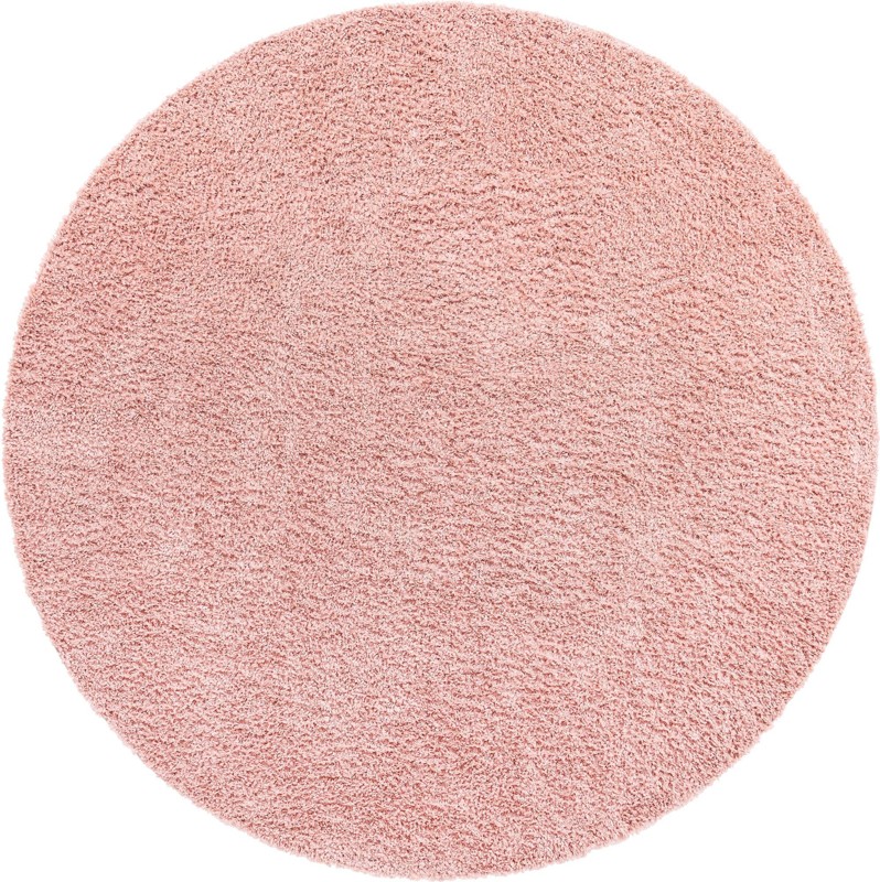 5' 3 x 5' 3 Dunham · Solid Shag Rug, pink