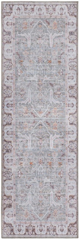 2' x 6' Falkner · Border rug, pearl mint