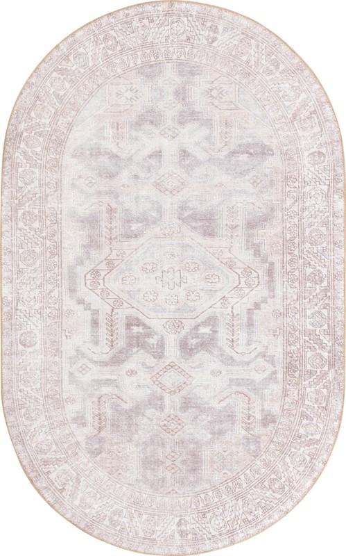 Walford · Border Washable Rug, grey