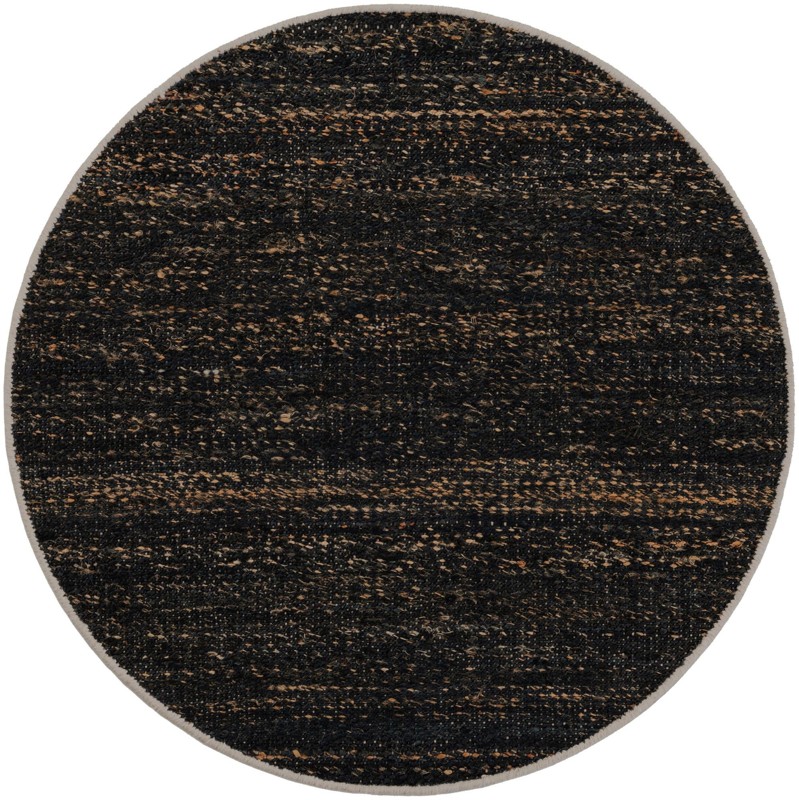 3' 1 x 3' 1 Faversham · Striped Wool Rug, midnight denim blue