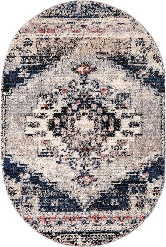 Burton · Border rug, gray