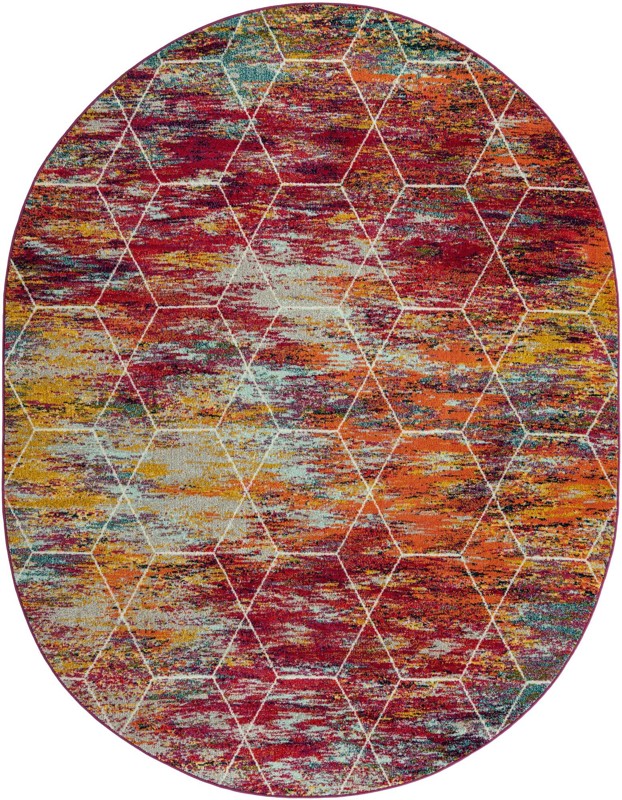 7' 10 x 10' Galloway · Abstract rug
