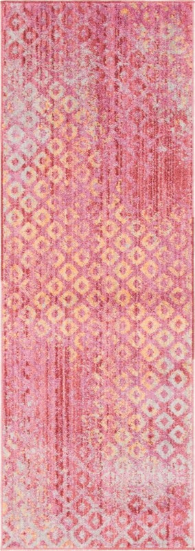 Farley · Abstract rug, red
