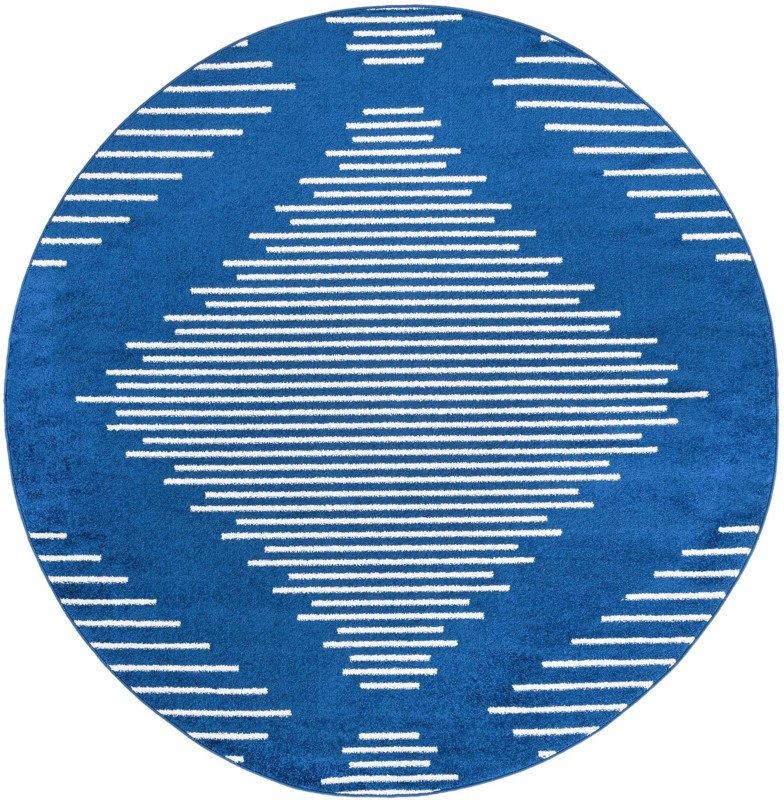 Knox · Diamond rug, navy blue