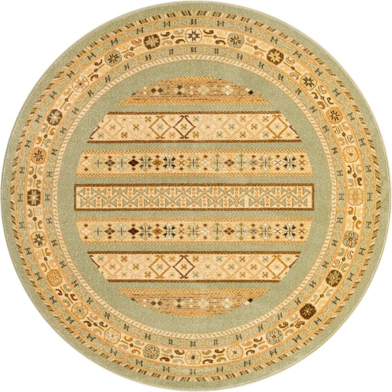 6' x 6' Pratt · Border rug