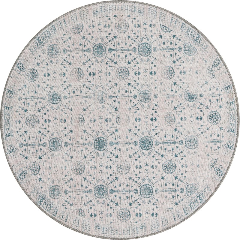 Garrison · Border Washable Rug, ivory