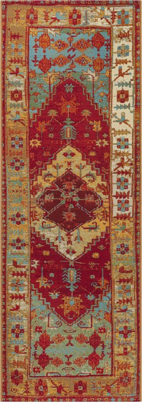 2' x 6' Lomax · Border Outdoor Rug