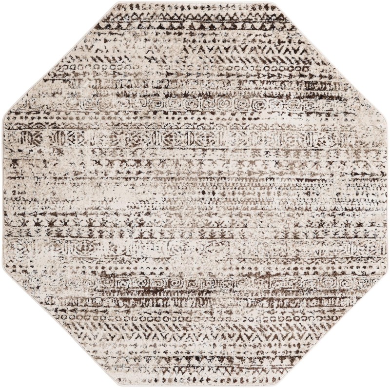 Gleason · Abstract rug, chocolate brown