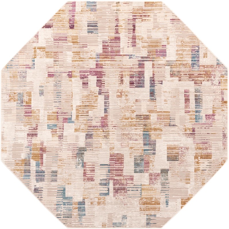 7' 10 x 7' 10 Hubbard · Abstract rug, ivory