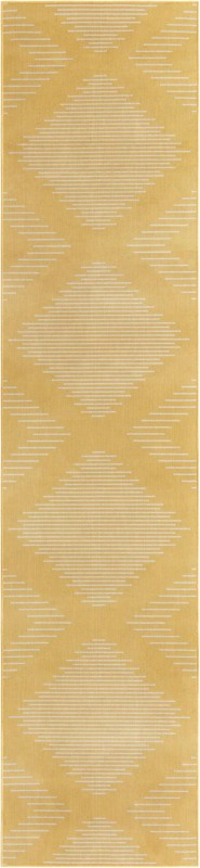 Harlow · Diamond Outdoor Rug, yellow