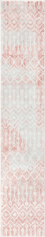 2' 7 x 14' Eugene · Diamond rug, dustyrose